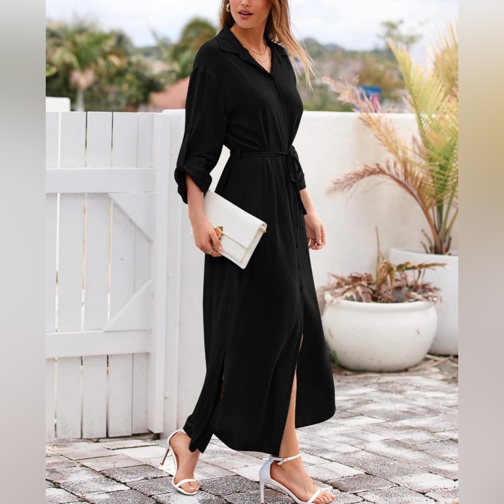 H&M- Satin Wrap Dress